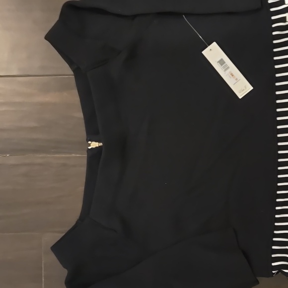 Eliza J Black And White Knit Piano Dress Sz 1X  NWT - Picture 3 of 8